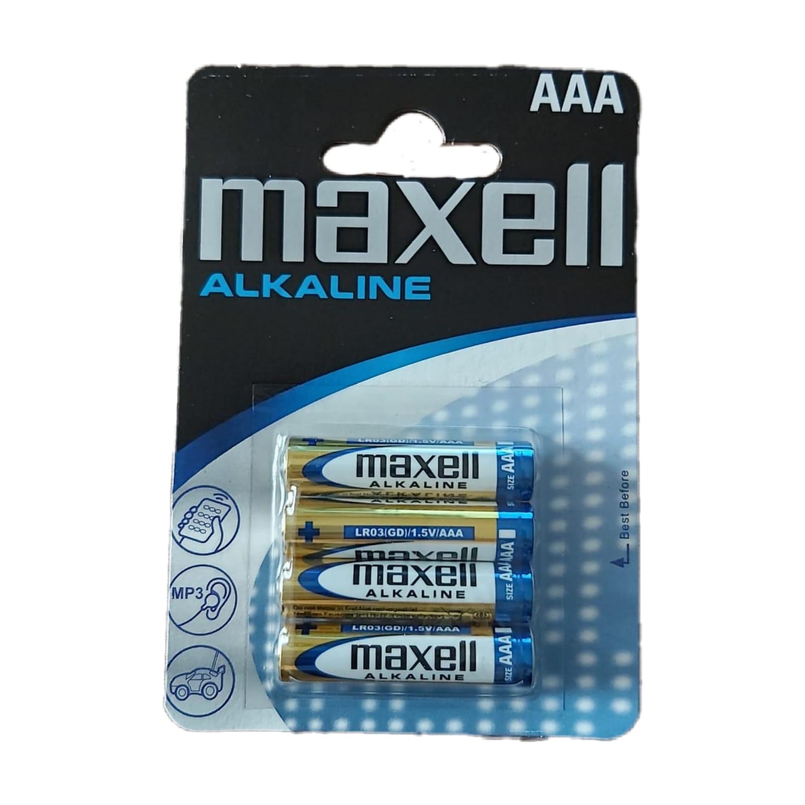 Батарейка LR03 MAXELL 4/card 12(уп)/60шт