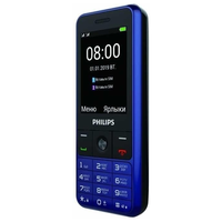Телефон Philips Xenium E182 Blue