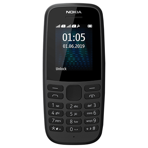 Телефон Nokia 105 (TA-1174) DS Black