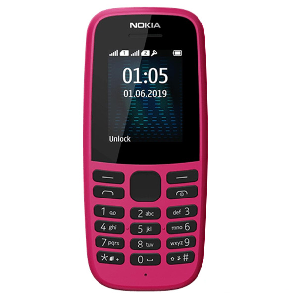 Телефон Nokia 105 (TA-1174) DS Pink
